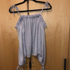 Pacsun L.A. Hears Light Blue Off-the-Shoulder